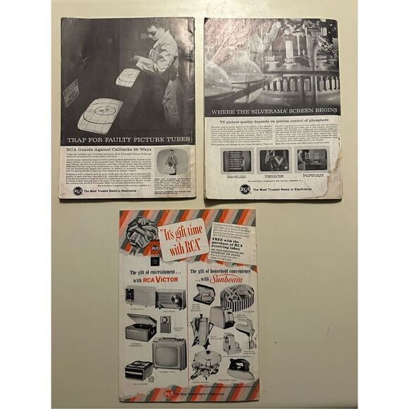 Vintage Electronics Technician 1960s Magazines Lot of 3 Radios Power Tool TV Ads - Picture 5 of 12